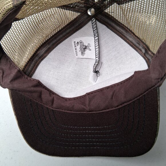Vintage Buckmasters Cap Hat Tree Camo Camouflage Deer Hunting Hunt Mesh USA - Picture 6 of 11